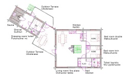 Lay out Oravi villa 1st floor